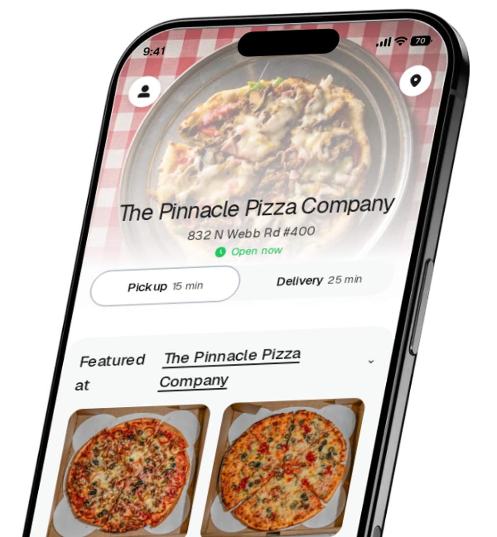 The Pinnacle Pizza Company app preview