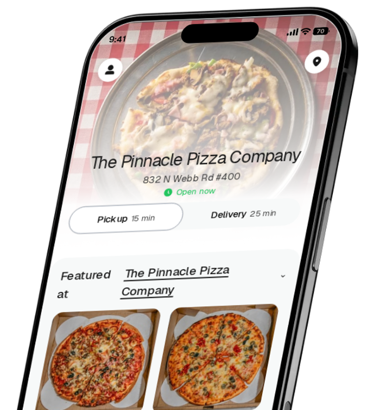 The Pinnacle Pizza Company app preview